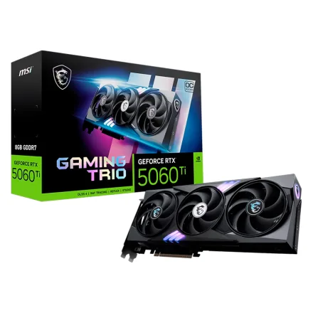 Placa Video Msi Geforce Rtx 5060 Ti Gaming Trio Oc Gddr 7 912 V536