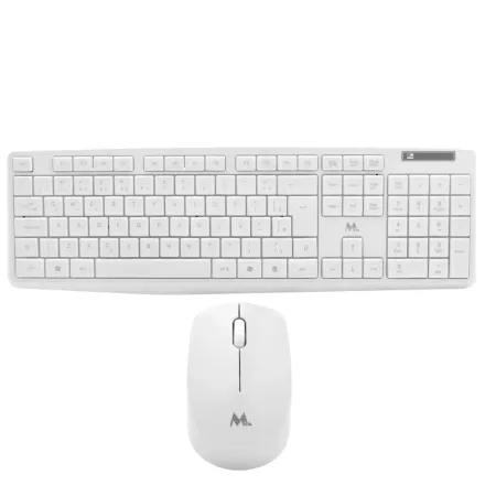 MTEK TECLADO + MOUSE KM-5239W WIRELESS PORT BLANCO