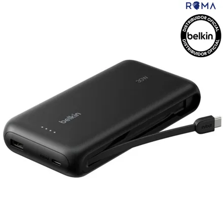 Carregador Belkin 20K Cabo Integrado Switch 2