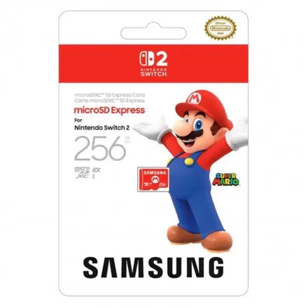Cartao Sd Express Super Mario Nintendo Switch 2 256GB
