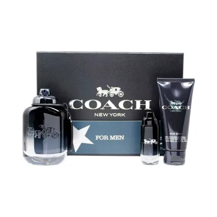 Perfume Coach Men Edt 3 Piezas