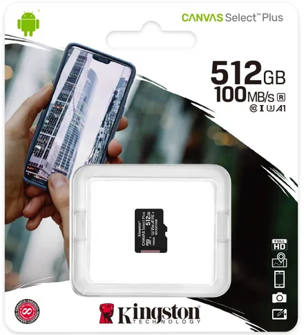Cartao Canvas Select Plus Sdxc Classe 10 Adaptador Sdcs 2 512GB