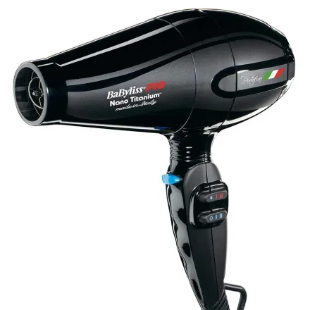 BABYLISS SECADOR NANO TITANIUM PORTOFINO BNT6610NUZ 220V-50HZ/60HZ BLACK