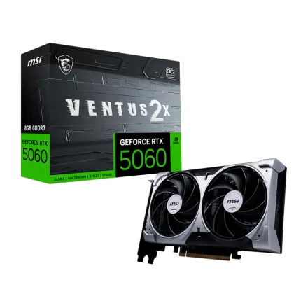 Placa Video Msi Ventus 2X Oc Geforce Rtx 5060 Gddr 7 V537 017
