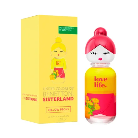 Benetton Sisterland Yellow Peony Femenino Eau Toilette 50ml