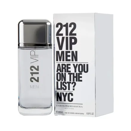 Perfume Carolina Herrera 212 Vip Men Edt Masculino 200ml