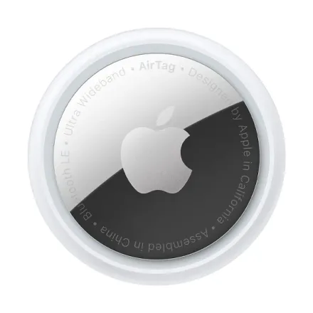 Localizador Apple AirTag A2187 MX532LL com Bluetooth - Prata Branco