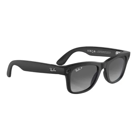 Oculos RAY BAN Meta Wayfarer RW4008 F-MATTE Black L-POLARIZED Gradient Graphite