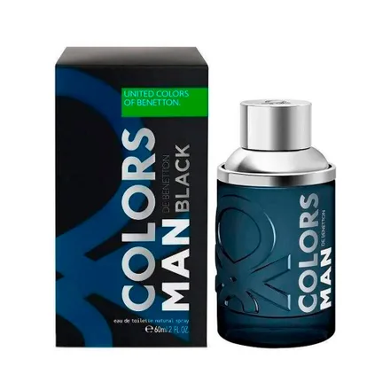 Perfume Benetton Colors Man Black Eau Toilette 60ml