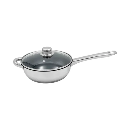 Sartén Con Tapa Luxor Lx 708712 20 Cm Plata