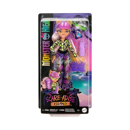 Muneca Mattel Monster High Scare Adise Island Clawdeen Wolf Hrp 67