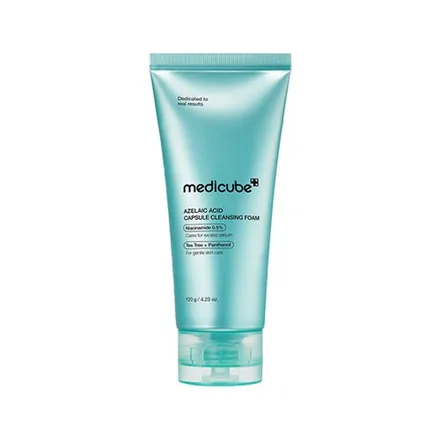 Espuma Limpeza Facial Medicube Azelaic Acid Capsule Cleansing Foam Agatres 120g