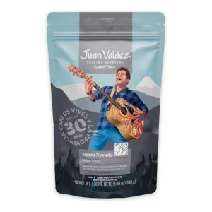 CAFE EM PÓ JUAN VALDEZ SIERRA NEVADA EDIÇÃO LIMITADA CARLOS VIVES 283GR