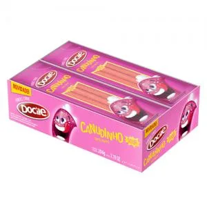 BALA DE GELATINA DOCILE CANUDINHO TUTTI FRUTTI CÍTRICO 12X17G