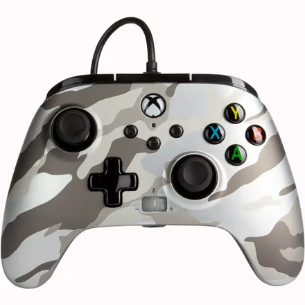 Controle Powera Enhanced Xbox One E Series X Metallic Arctic Camo 02
