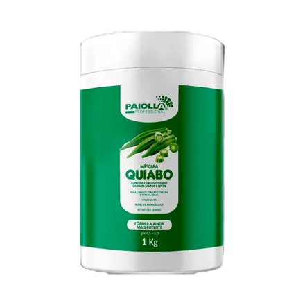 Mascarilla Capilar Paiolla Profissional Quiabo 1L