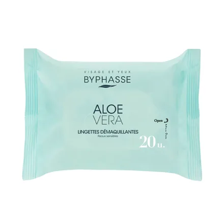 Toallitas Desmaquillantes Byphasse Aloe Vera 20
