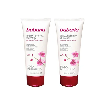 Babaria Crema Manos Rosa Mosqueta 2X1 100ml