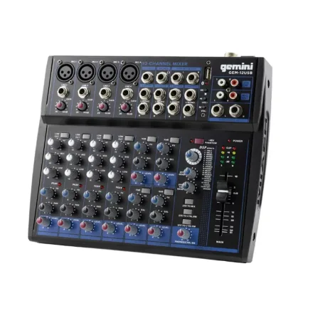 Gemini Mixer GEM 12USB BT