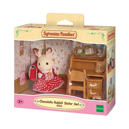 Figura Epoch Sylvanian Families Chocolate Rabbit Sister Set 5016