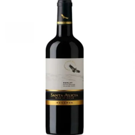 VINO CHILENO TINTO SANTA ALICIA RESERVA MERLOT 1.5 LITROS