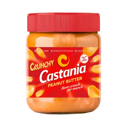 Mantequilla Mani Castania Crunchy 360g