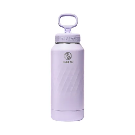 Botella Termica Takeya Sport Leakproof Straw Cool Lilac 950ml