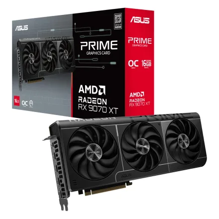 Placa Video Prime Radeon Rx 9070 Xt Gddr 6 O16G