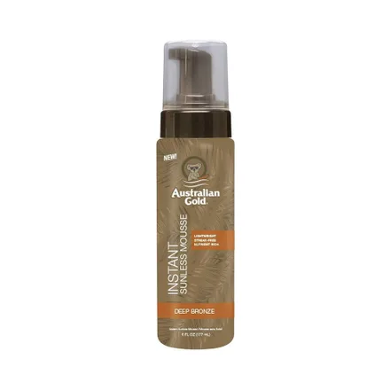 Mousse Autobronceador Auestralian Gold Instant Ssunless Deep Bronze 177ml