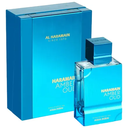 Perfume Al Haramain Amber Oud Aqua Dubai Eau Parfum Unissex 100ml