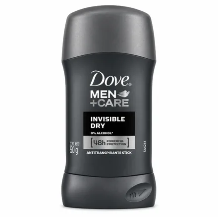 Dove Desodorante En Barra Men Care Invisible Dry 48H 50g