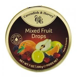 Bala Cavendish Todas Frutas Lata 200g