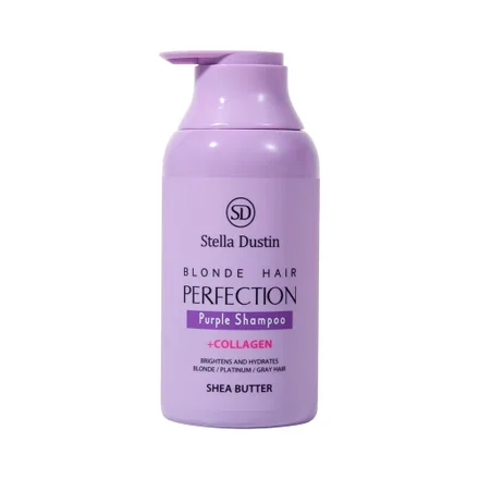 Shampoo Stella Dustin Blonde Hair Perfection Purple Shea Butter 500ml
