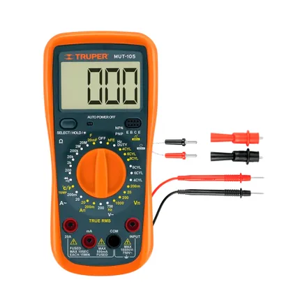 Multimetro Digital Profesional Truper Mut 105
