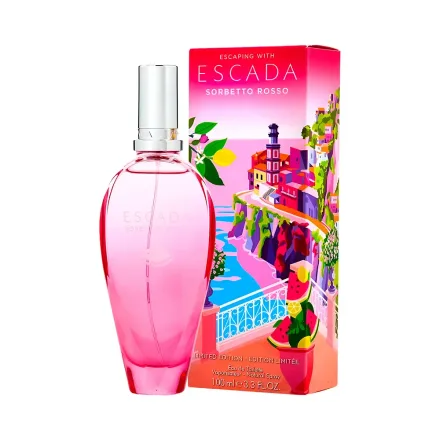 Perfume Femenino Escada Sorbetto Rosso Escaping Edt 100ml