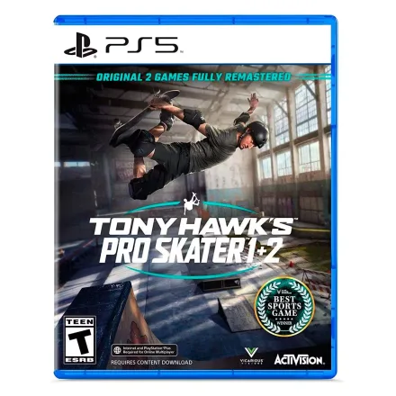 Jogo Tony Hawaks Pro Skater 1 Plus 2 PS5