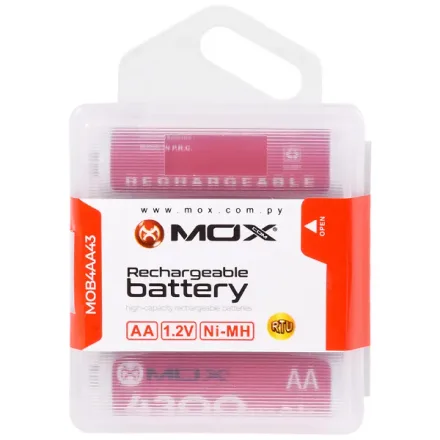 Pilha Recarregavel Mox Mah 4