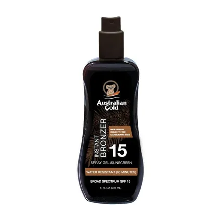 Australian Gold Instant Bronzer Spf 15 Spray Gel 237ml