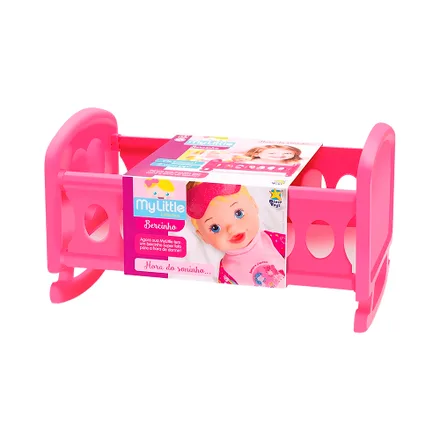 Juguete Divertoys My Little Collection Cuna Mecedora 8091