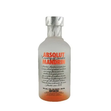 Vodka Absolut Mandarin Miniatura 40
