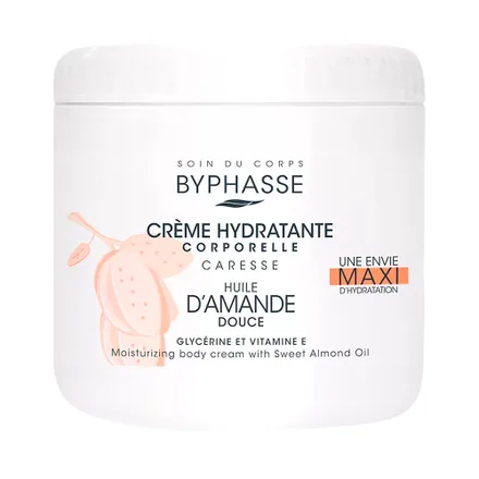 Crema Corporal Byphasse Caresse Hydratante Amande 500ml