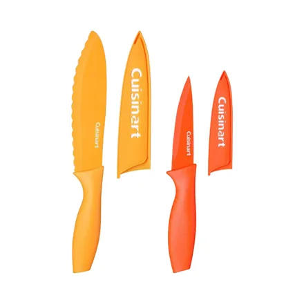 Set Cuchillos Cuisinart Advantage C55 Cns 4 Put Naranja Piezas