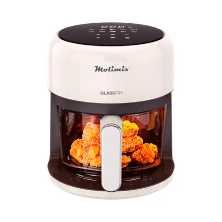 Freidora Air Fryer Molimix Glassfry Maf 37 Vd