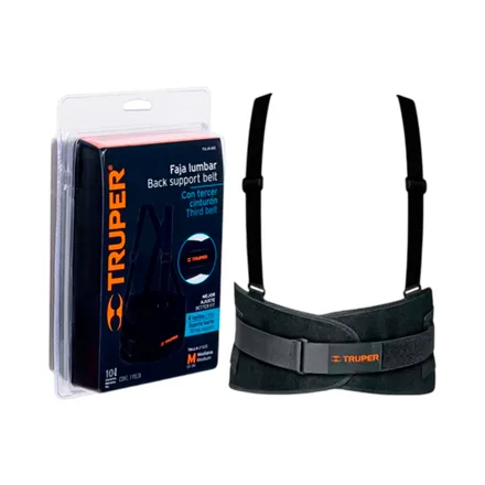 Faja Lumbar Ajustable Truper 14237 Tamaño M