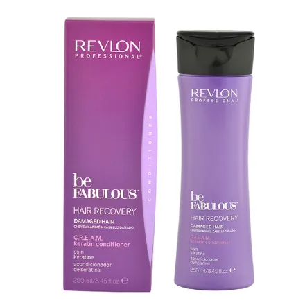 Revlon Be Fabulous Hair Recovery Damaged Cream Keratin Condicionador 250ml