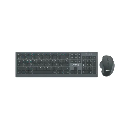 FTX TECLADO + MOUSE FTXKM500 USB POR/ NEGRO
