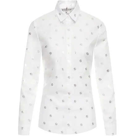 Camisa Tommy Hilfiger Feminina 0LH 00 34 Mini Th Cube Foil
