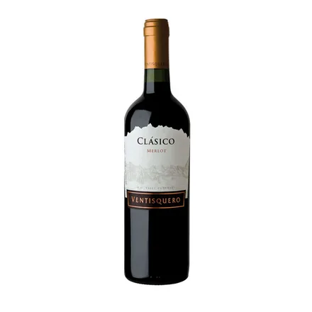 Vino Tinto Chileno Ventisquero Clasico Merlot 750ml