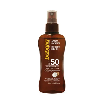 Babaria Solar Spf 50 Aceite Coco En Spray 200ml