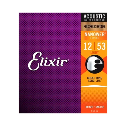 Cuerda Guitarra Acústica Elixir Nanoweb Ex16052